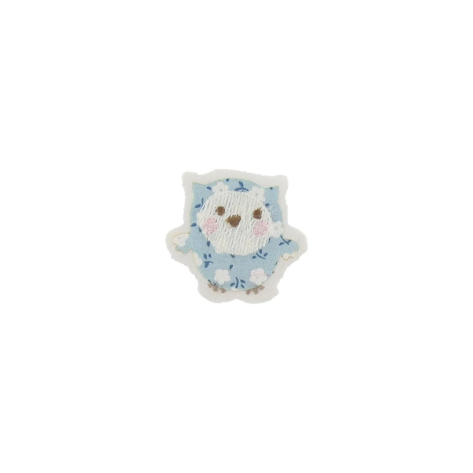 Thermocollant Bébé hibou bleu ciel