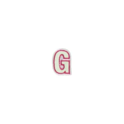 ♥ Thermocollant brodé Alphabet Fun - G ♥