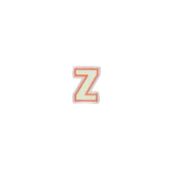 ♥ Thermocollant brodé Alphabet Fun - Z ♥