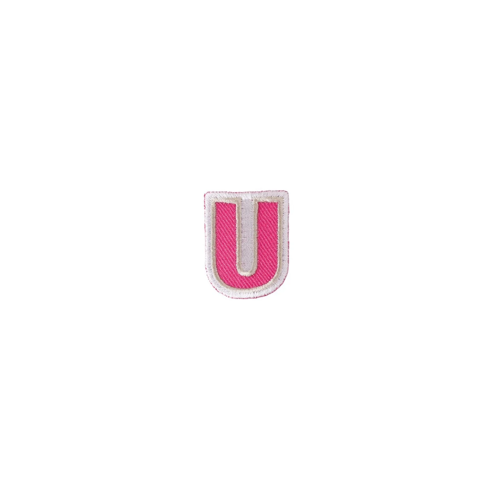♥ Thermocollant brodé Alphabet Fun - U ♥