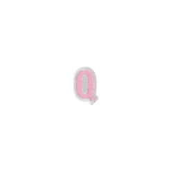♥ Thermocollant brodé Alphabet Fun - Q ♥