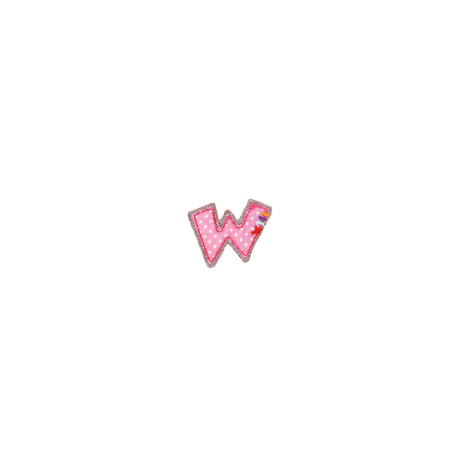 ♥ Thermocollant brodé Kids letters - W ♥