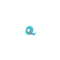 ♥ Thermocollant brodé Kids letters - Q ♥