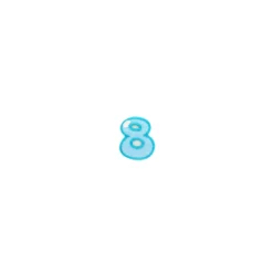 ♥ Thermocollant brodé Kids numbers - 8 ♥