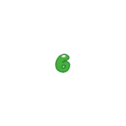 ♥ Thermocollant brodé Kids numbers - 6 ♥