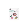♥ Thermocollant brodé Magical summer - cerise bouche banane♥