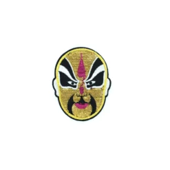 ♥ Thermocollant Masque Paillettes doré 6.5x8.5cm ♥