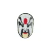 ♥ Thermocollant Masque Paillettes blanc 6.5x8.5cm ♥
