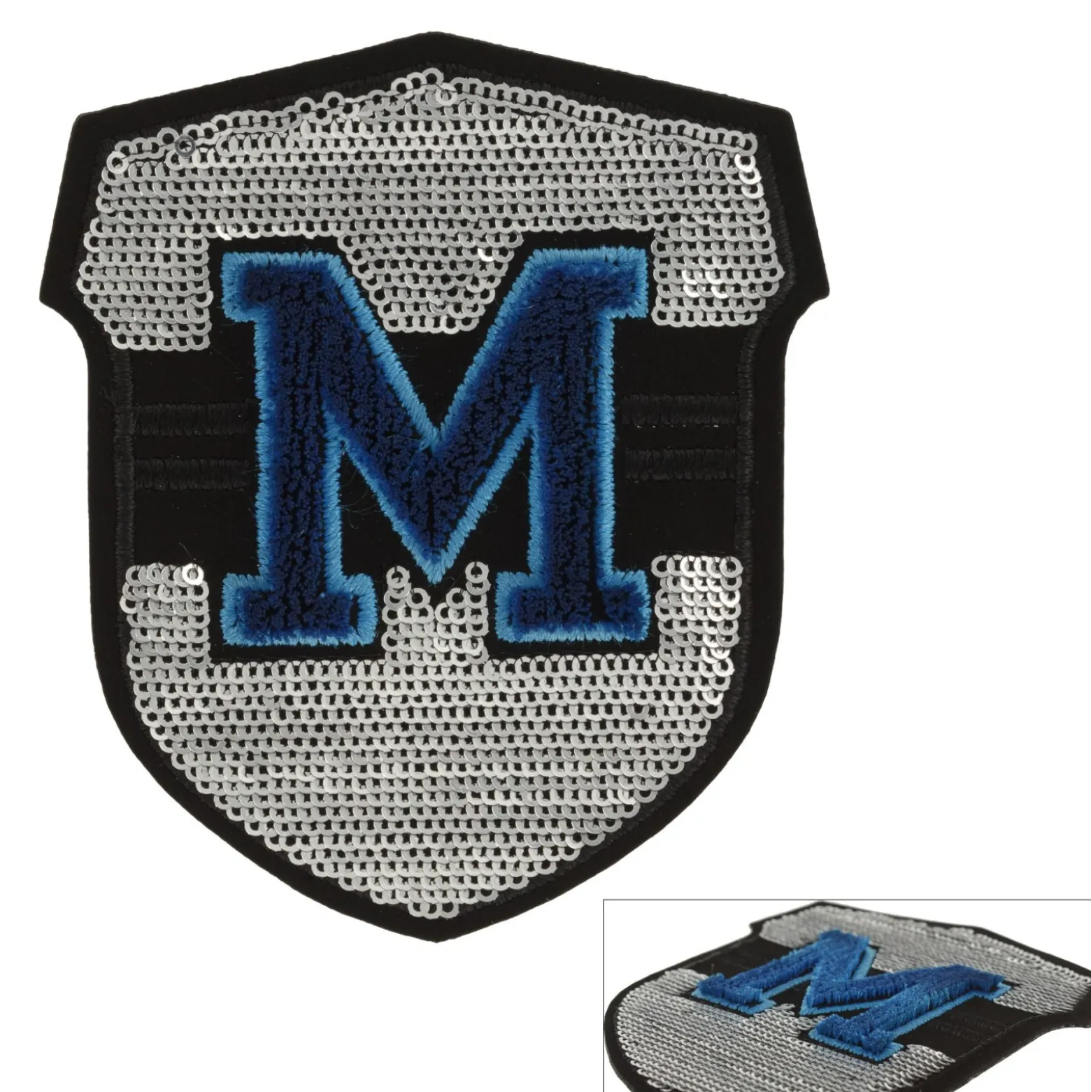 Thermocollant M velours- bleu