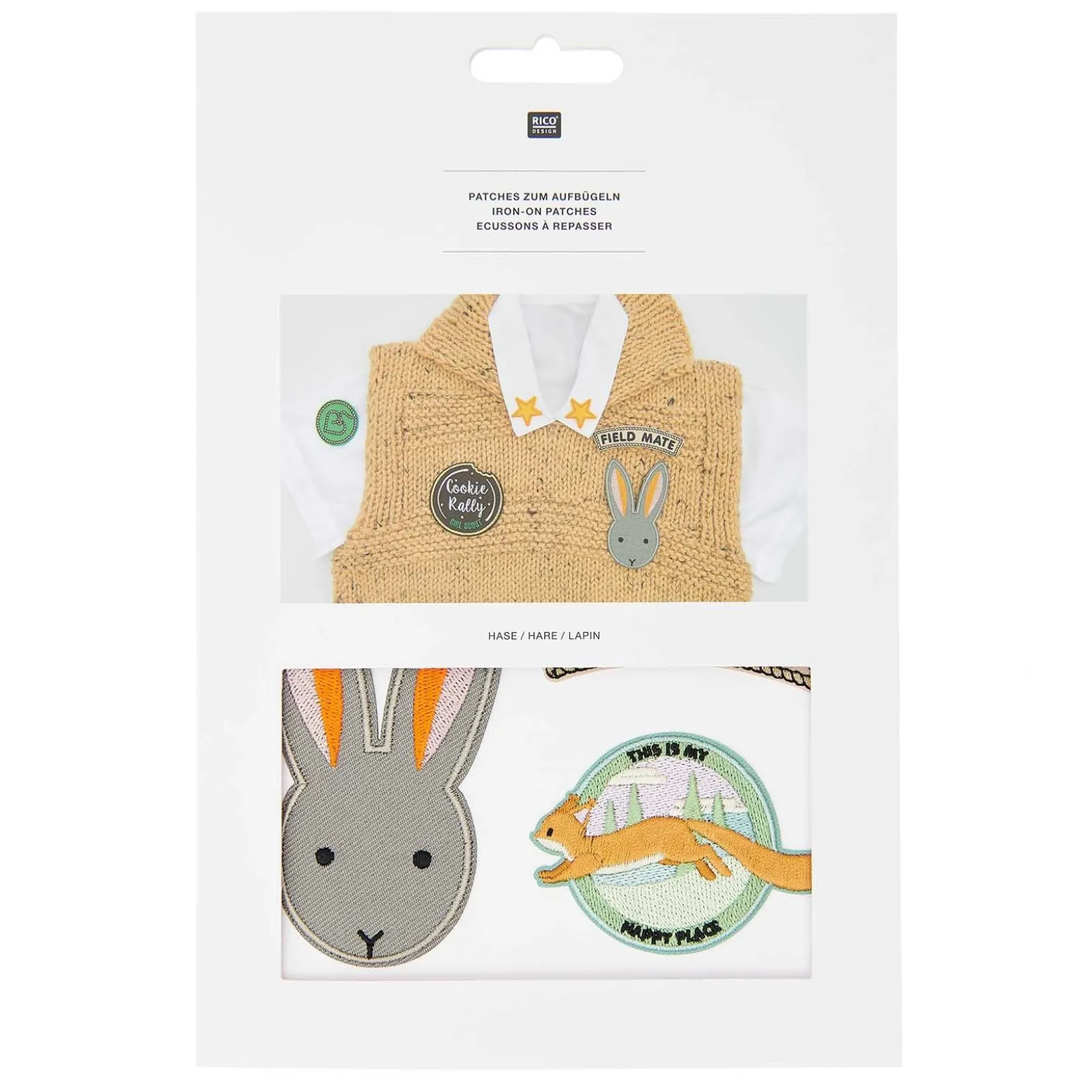 Thermocollants Rico Design - Scouts lapin