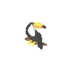 ♥ Thermocollant Tropicana canevas - toucan ♥
