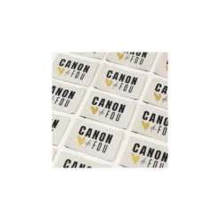 Étiquettes tissées à coudre - Canon de fou
