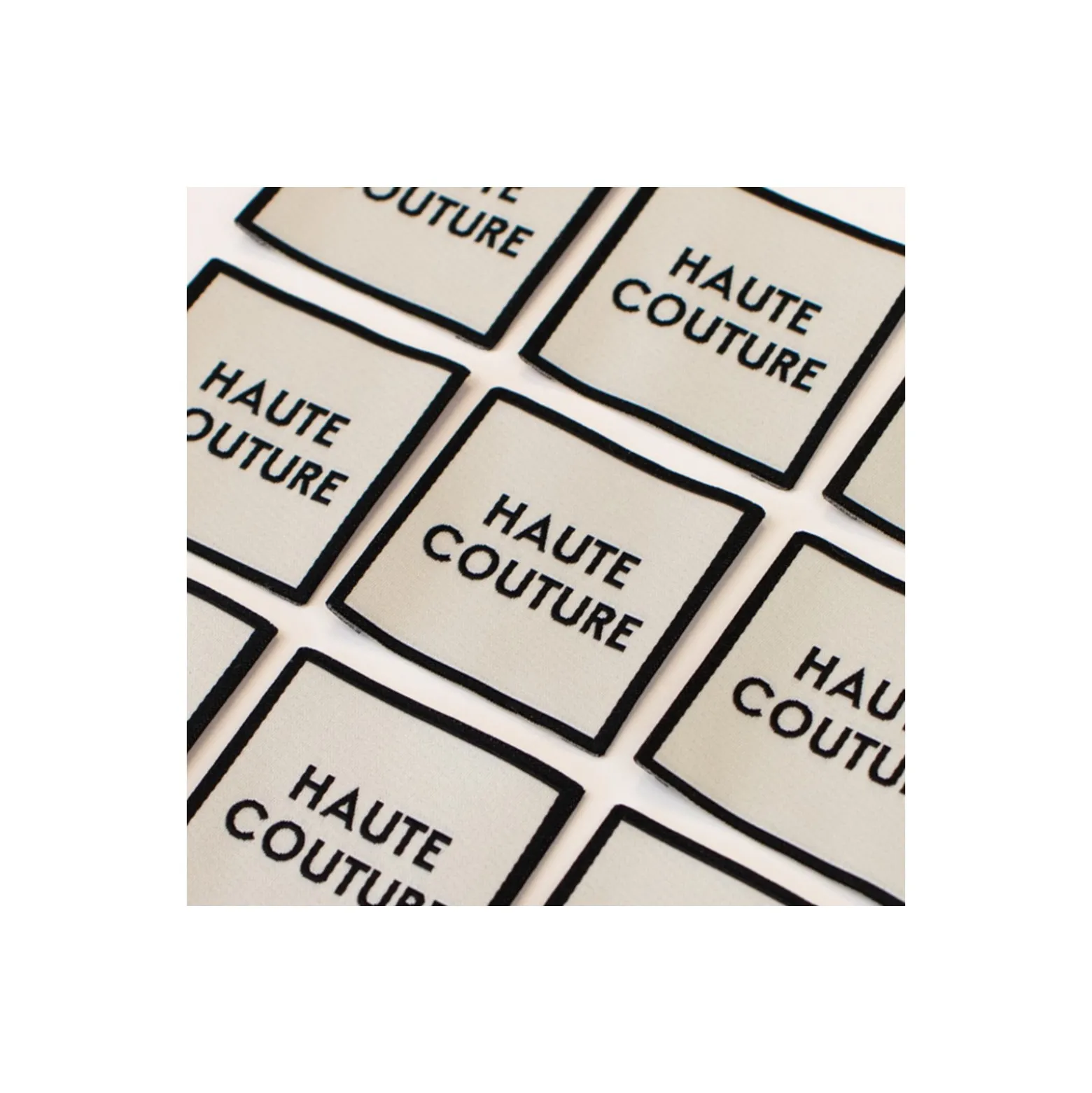 Étiquettes tissées à coudre - Haute couture