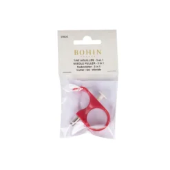 Tire aiguilles 3 en 1 Bohin - rouge