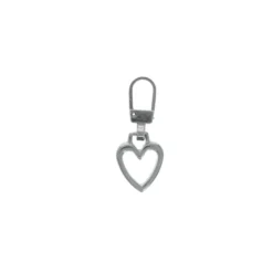 Tirette métal Cuore - nickel noir