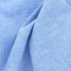 Tissu chambray lin rayé