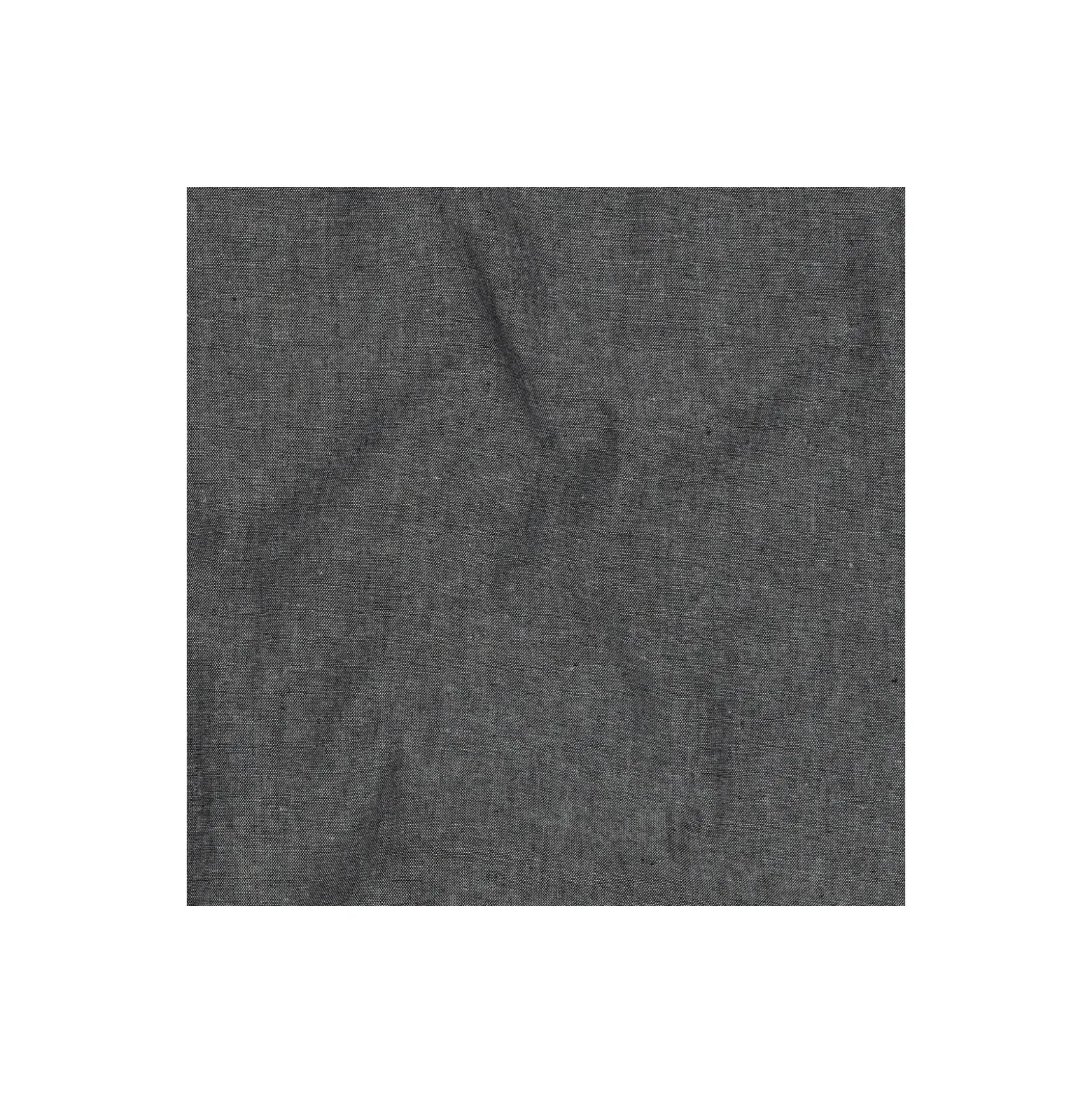 Tissu chambray - noir