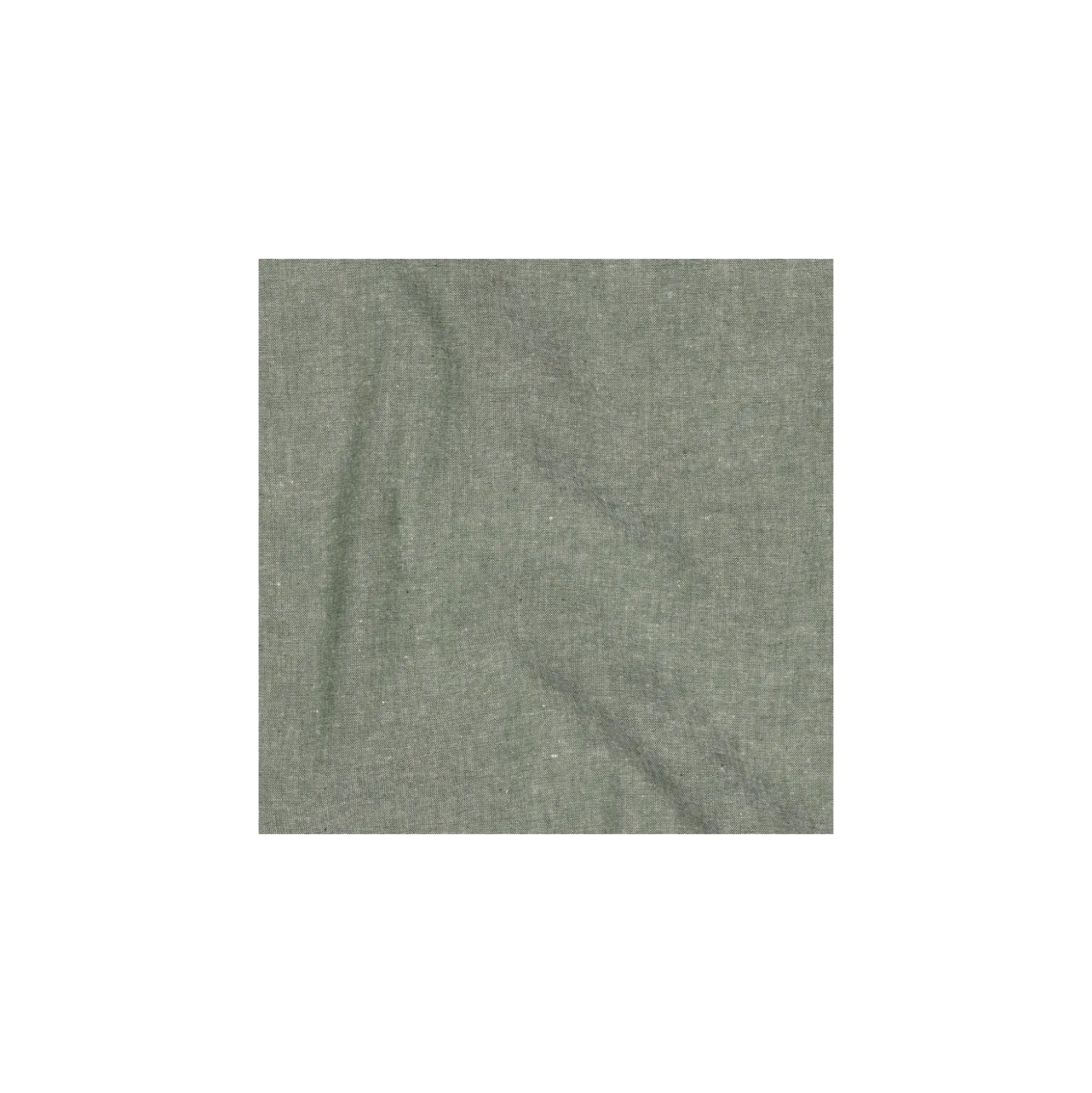 Tissu chambray - vert foncé