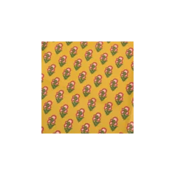Tissu coton Adi - jaune moutarde