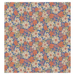 Tissu coton cretonne Bettina - bleu