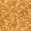 Tissu coton cretonne Calibrachoa - jaune curry
