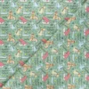 Tissu coton cretonne Dino - vert