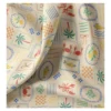 Tissu coton cretonne enduit Cagliari - écru