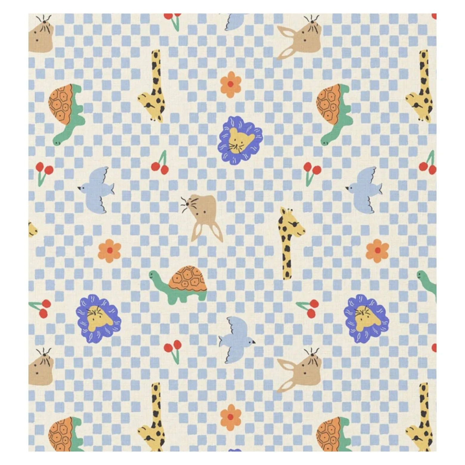 Tissu coton cretonne Joe - blanc cassé