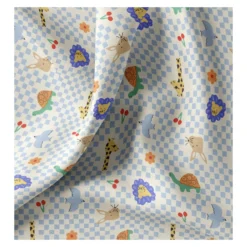 Tissu coton cretonne Joe - blanc cassé