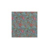 Tissu coton cretonne Santal - bleu paon