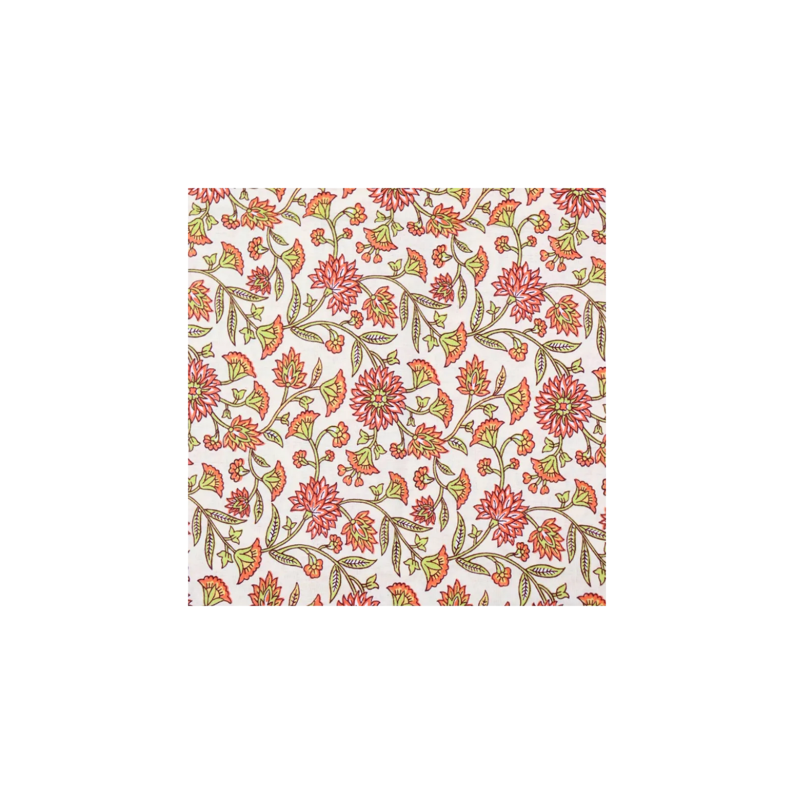 Tissu coton cretonne Santal - écru