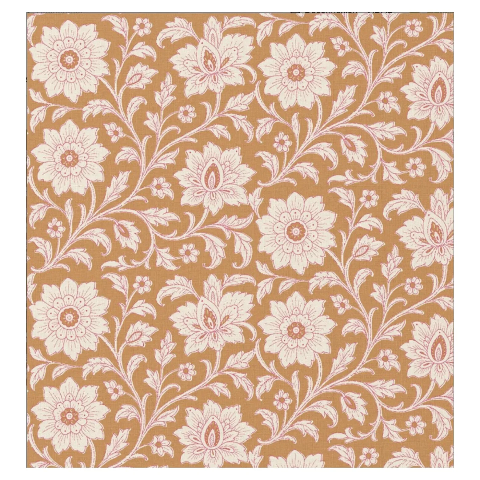 Tissu coton cretonne Shira - camel