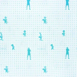 Tissu coton cretonne Space Jam Tune squad ready - blanc