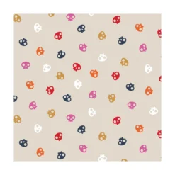Tissu coton Dashwood Studio Full moon - Cream Skull