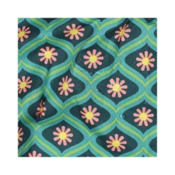 Tissu coton enduit Swinglow - vert