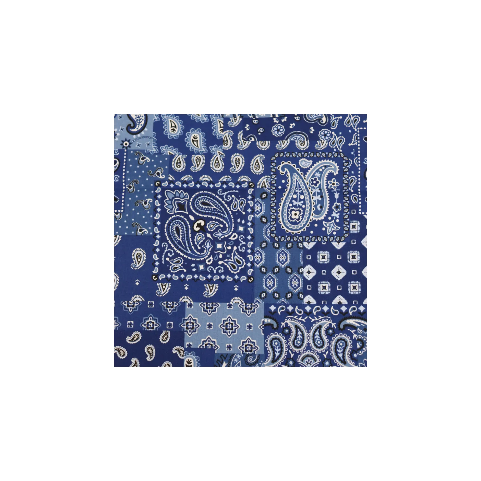 Tissu coton Farwest - bleu