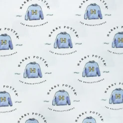 Tissu coton Harry Potter Pull d'Harry - blanc