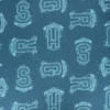 Tissu coton Harry Potter Quidditch Team - bleu