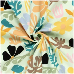 Tissu coton élasthanne Bloomzy