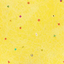 Tissu coton Makower UK Thicket Found - jaune