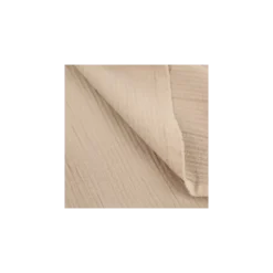 Tissu coton surpiqué - beige