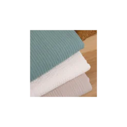 Tissu coton surpiqué - écru