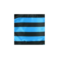 Tissu Crazy stripes - bleu/noir