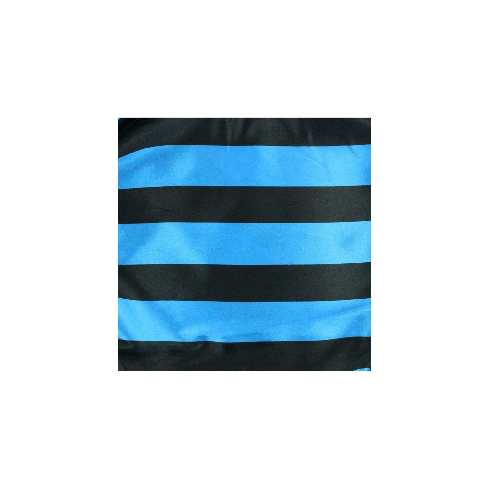Tissu Crazy stripes - bleu/noir