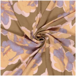 Tissu crêpe de viscose Pastel flower