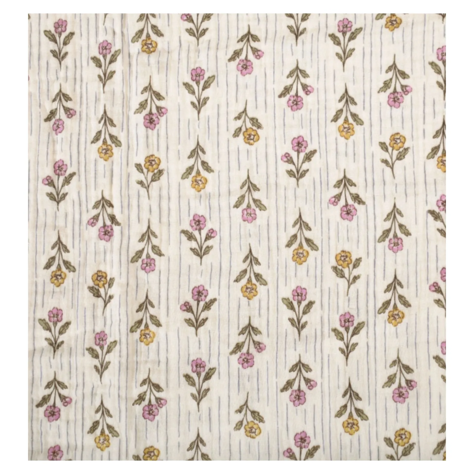 Tissu double gaze de coton Aesa - écru