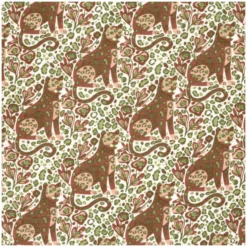 Tissu double gaze de coton Amazo - blanc cassé