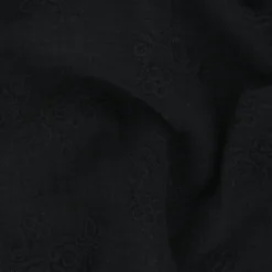 Tissu double gaze de coton brodé Sidonie