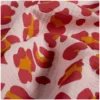 Tissu double gaze de coton Léopard