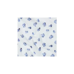 Tissu double gaze de coton plumetis Pensée